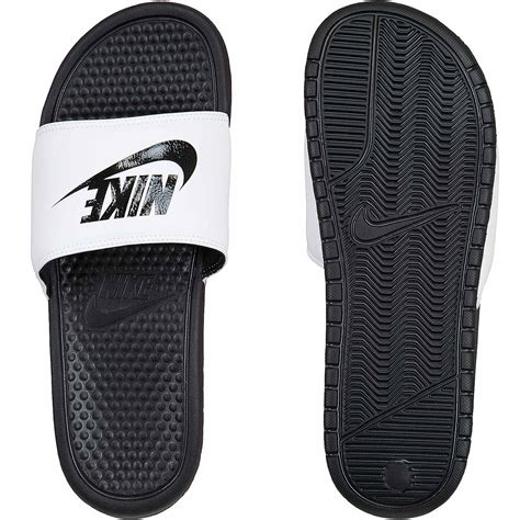 nike benassi weiss schwarz|Nike Benassi .